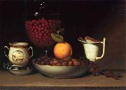 Raphaelle Peale Strawberries, Nuts oil painting artist